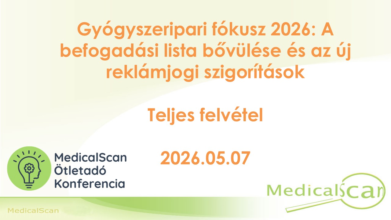 Ötletadó konferencia: Gyógyszeripari fókusz 2026 (teljes felvétel)